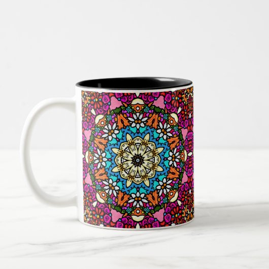 Flower Power Groovy Garden Mug ツートーンマグカップ (左)
