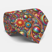 Flower Power Hippy Neck Tie ネクタイ (ロール)