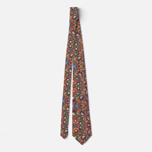 Flower Power Hippy Neck Tie ネクタイ (裏面)