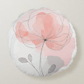 Flower Power Kissen ラウンドクッション (裏面)