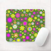 Flower Power Mousepad マウスパッド (マウス)