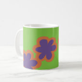 Flower Power Mug コーヒーマグカップ (正面左)