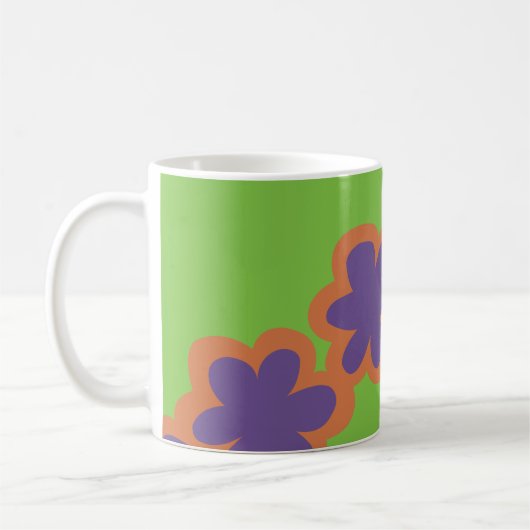 Flower Power Mug コーヒーマグカップ (左)