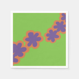Flower Power napkins スタンダードカクテルナプキン