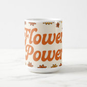 Flower Power Retro Mug – 70s Style Coffee Cup  コーヒーマグカップ (中央)