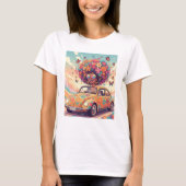 Flower Power Ride T-shirt Tシャツ (正面)