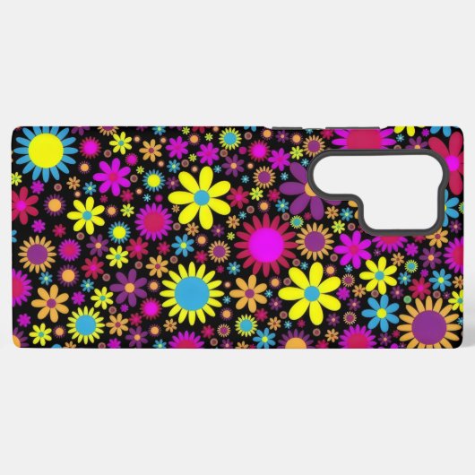Flower Power Samsung Galaxyケース (裏面横)