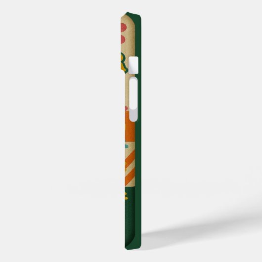 Flower Power Sixties Apple iPhone 14 Case Case-Mate iPhoneケース (裏面 / 左)