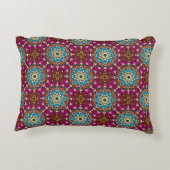 Flower Power V Garden Groovy アクセントクッション (裏面)