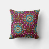 Flower Power V Garden Groovy クッション (裏面)