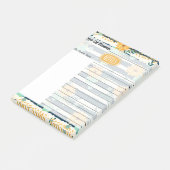 Flower Press開花をノートに移動 ポストイット (アングル)