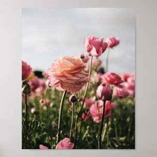 Flower Print, Value Poster Paper (Semi-Gloss) ポスター