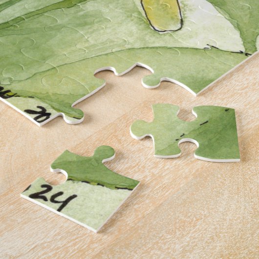 flower puzzle ジグソーパズル (側面)