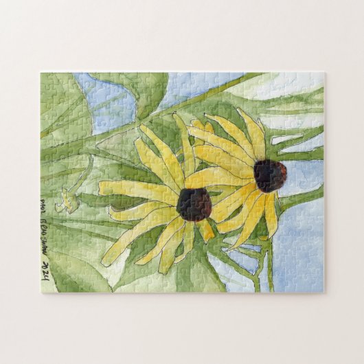 flower puzzle ジグソーパズル (横)