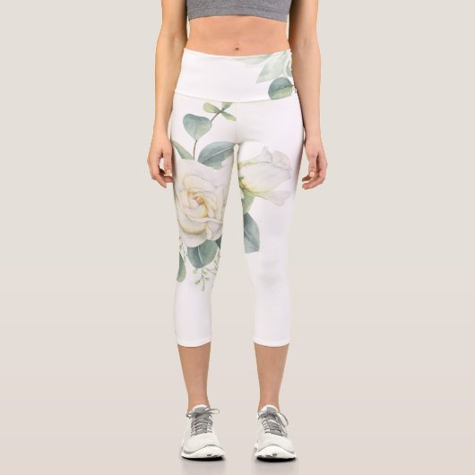 flower pwr collec カプリレギンス (正面)