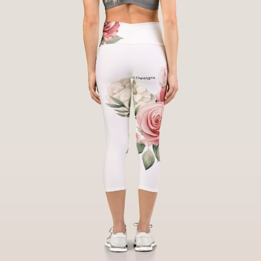 flower pwr collec カプリレギンス (裏面)