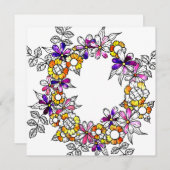 Flower Ring サンキューカード (正面/裏面)