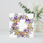 Flower Ring サンキューカード (スタンド正面)