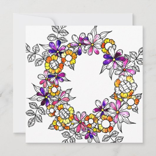 Flower Ring サンキューカード (正面)