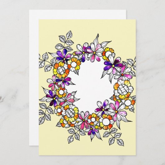 Flower Ring サンキューカード (正面/裏面)