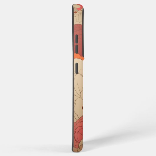 flower samsung garaxy ケース (右側面)