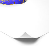 Flower Sapphire Butterfly フォトプリント (角)