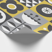 Flower seamless pattern design. Scandinavian style ラッピングペーパー (角)