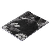 Flower Seller Street Portrait Notebook ノートブック (左側)