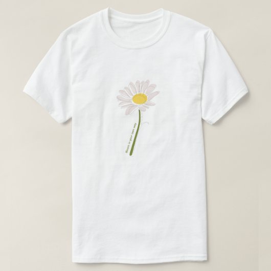 Flower Shirt – White Colors Tシャツ (デザイン正面)