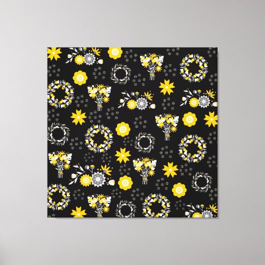 Flower Shop Grateful, Stretched Canvas Print キャンバスプリント (正面)