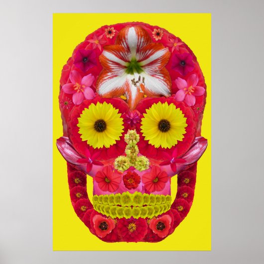 Flower Skull 6 ポスター (正面)