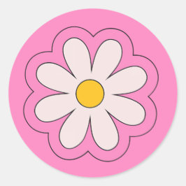 Flower Sticker ラウンドシール