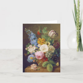 Flower Still Life by Jean Ulrich Tournier カード