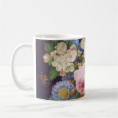 Flower Still Life by Jean Ulrich Tournier コーヒーマグカップ (左)