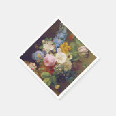 Flower Still Life by Jean Ulrich Tournier スタンダードカクテルナプキン (角)