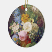 Flower Still Life by Jean Ulrich Tournier セラミックオーナメント (左)