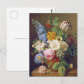 Flower Still Life by Jean Ulrich Tournier ポストカード (正面/裏面)