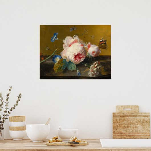 Flower Still Life、Jan van Huysum ポスター (キッチン)