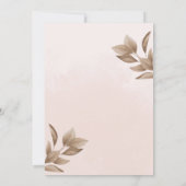 Flower Thank You Card 招待状 (裏面)