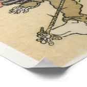 Flower Thief (ca.1790) by Katsushika Hokusai ポスター (角)