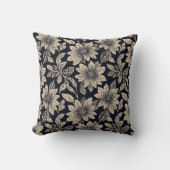 Flower Throw Pillow クッション (正面)