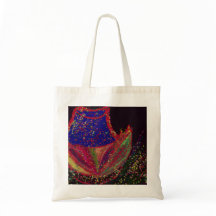 Flower Wearing a Hat Tote Bag