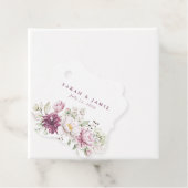 Flower Wedding Circle Gift Tags フェイバータグ (インサイチュ)
