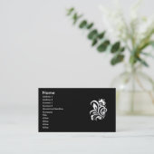 flower_white 名刺 (スタンド正面)