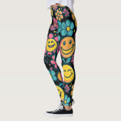flower yoga gym Leggings レギンス (左)