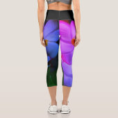 Flower Yoga Pants カプリレギンス (裏面)