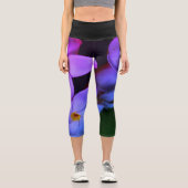 Flower Yoga Pants カプリレギンス (正面)