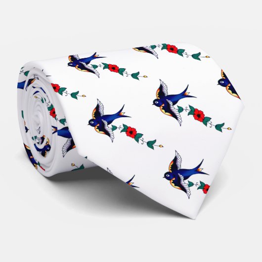 FlowerBirdのタイ ネクタイ (ロール)