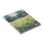 Flowered field ノートパッド (アングル)