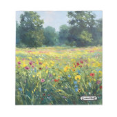 Flowered field ノートパッド (正面)
